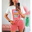 Camiseta Lata Sardinas Rojo/Rosa